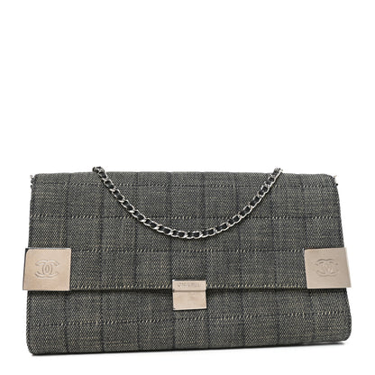 Chanel Denim Chocolate Bar Flap 1 of 9