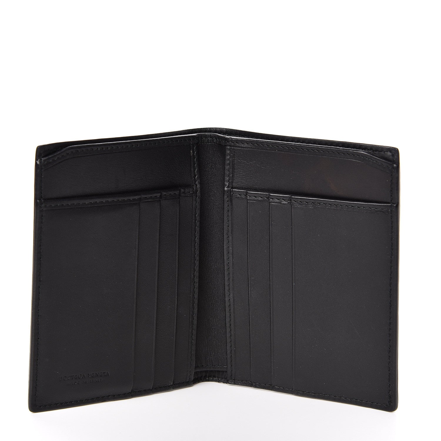 Bottega Veneta Nappa Intrecciato Bi-Fold Wallet Black 5 of 7