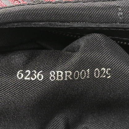 Fendi Zucchino Mama Baguette Red Black 7 of 10