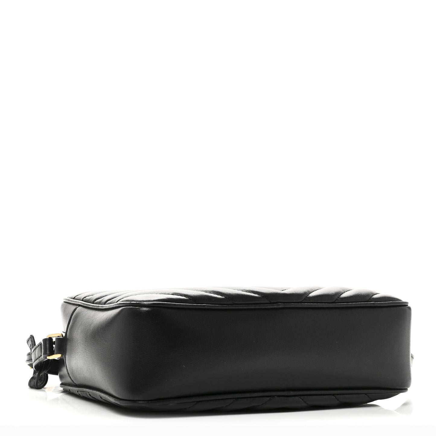 Calfskin Matelasse Monogram Lou Camera Bag Black