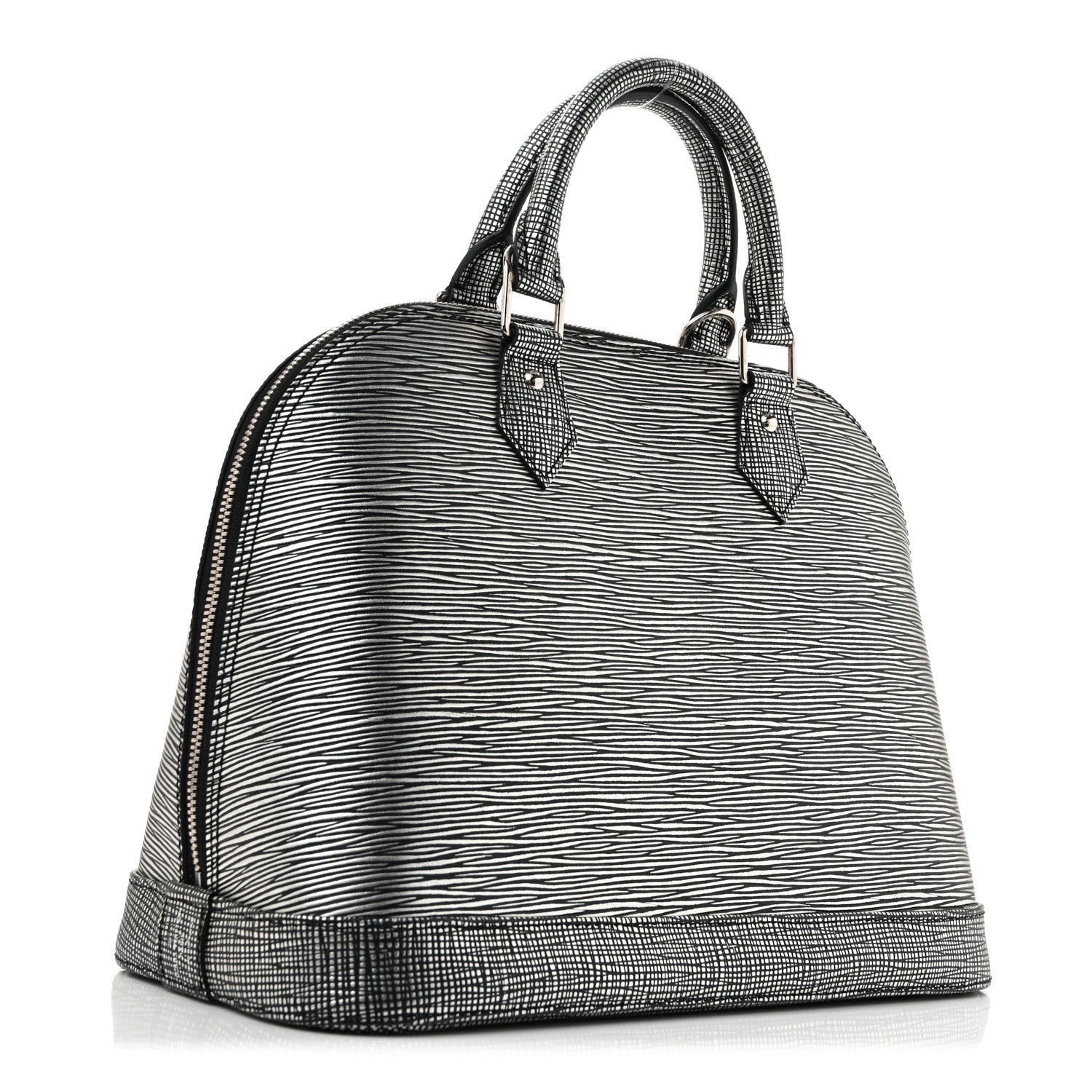 Louis Vuitton Epi Alma PM Platine 3 of 12