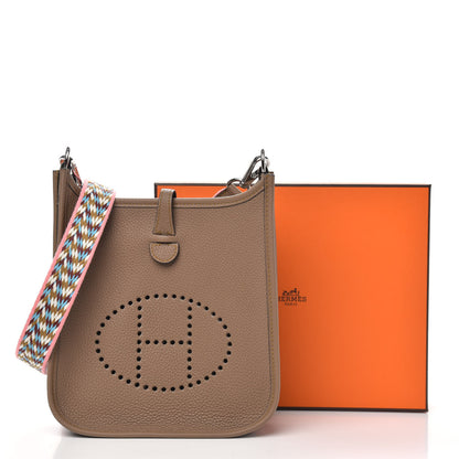 Hermes Taurillon Maurice Zigzag Evelyne TPM Beige Weimar 10 of 10