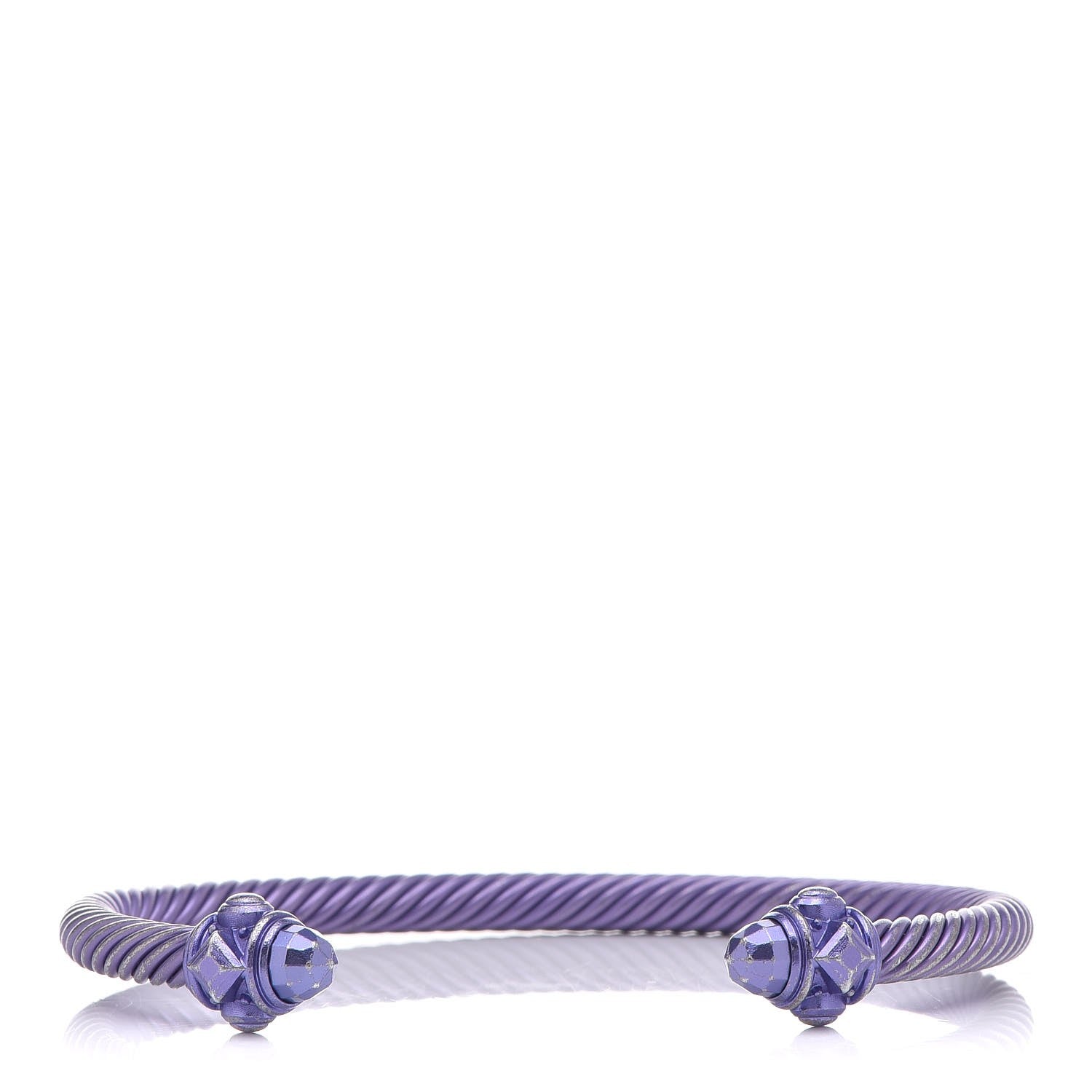David Yurman Aluminum 5mm Renaissance Bracelet Lavender 1 of 7