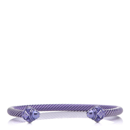 David Yurman Aluminum 5mm Renaissance Bracelet Lavender 1 of 7