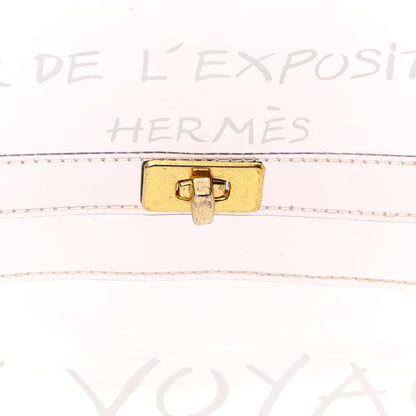 Hermes Vinyl Souvenir De L'Exposition Kelly Transparent 14 of 14