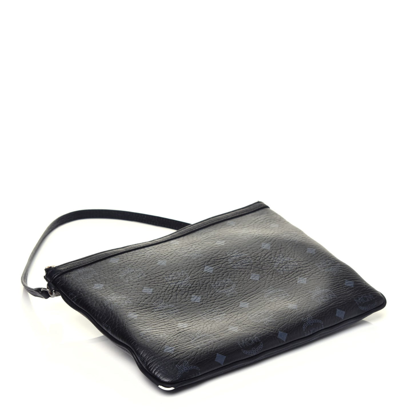 Visetos Medium Crossbody Pouch Black