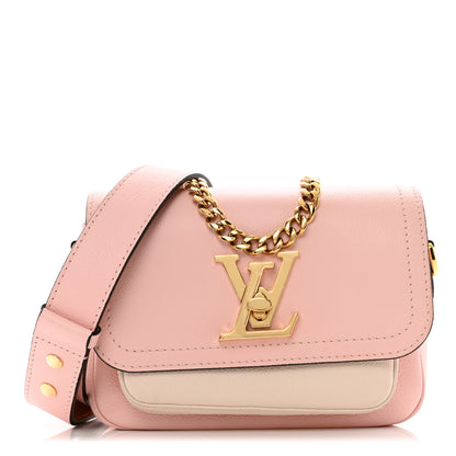 Louis Vuitton Grained Calfskin Lockme Tender Rose Water 1 of 14