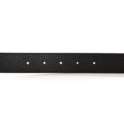 Gucci Dollar Calfskin Double G Reversible 30mm Belt 105 42 Black New Acero 3 of 7