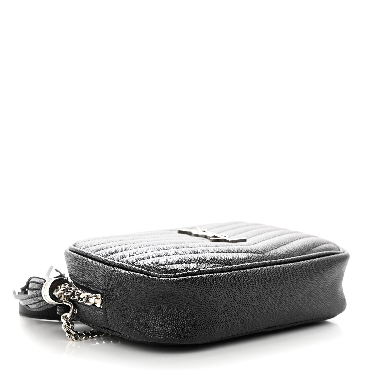 Grain De Poudre Matelasse Monogram Mini Lou Camera Bag Black