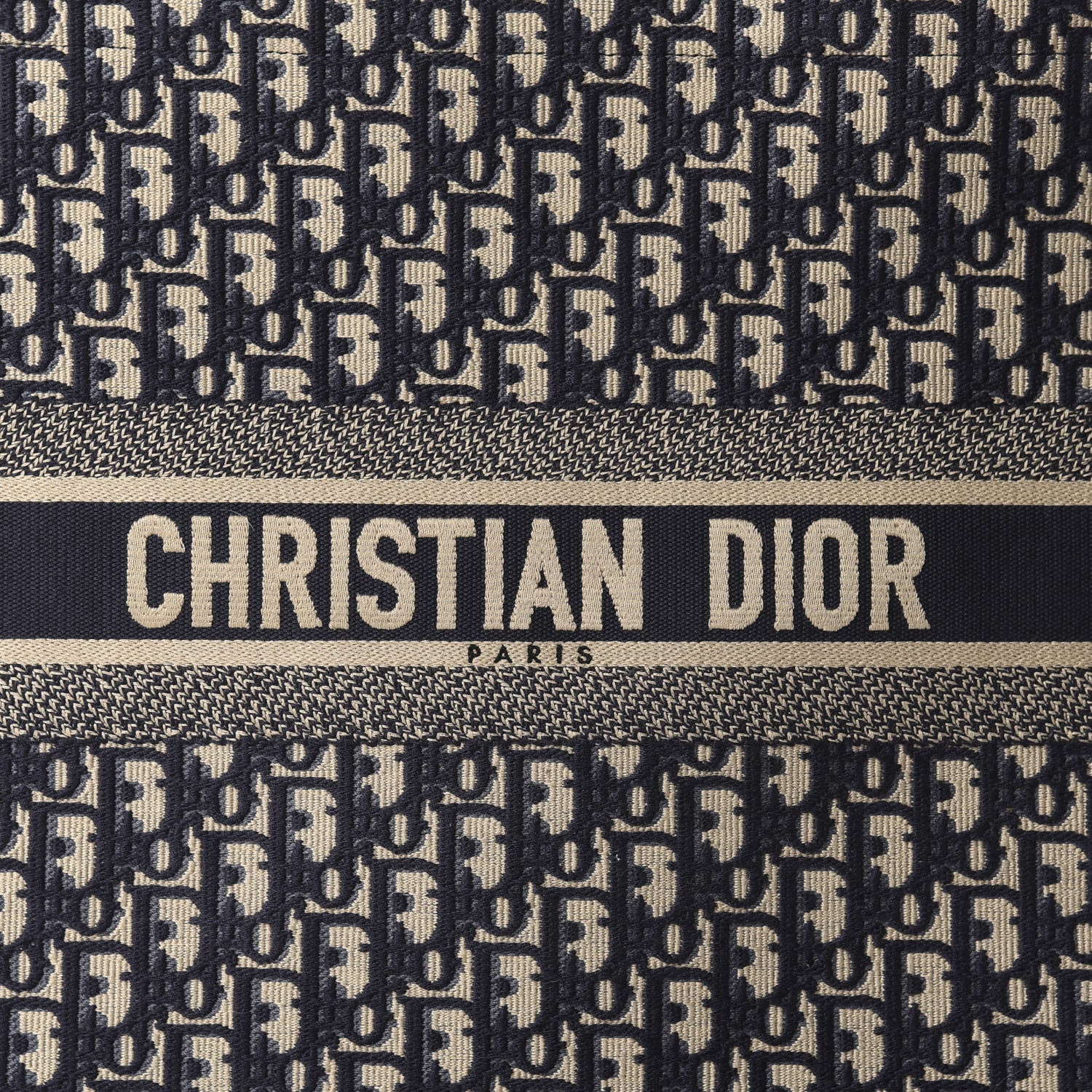 Christian Dior Oblique Book Tote Blue Multicolor 12 of 13