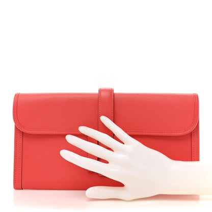 Hermes Epsom Jige Elan 29 Clutch Rose Jaipur 2 of 13