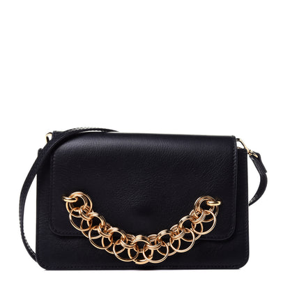 Chloe Smooth Calfskin Drew Bijou Clutch Black 1 of 10