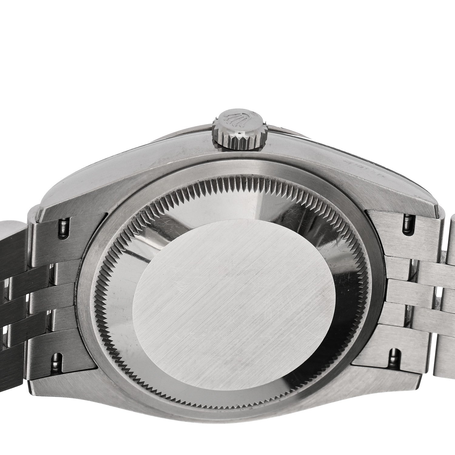 Rolex Stainless Steel 18K White Gold Diamond 36mm Oyster Perpetual Datejust Watch Aubergine Roman 126234 4 of 5