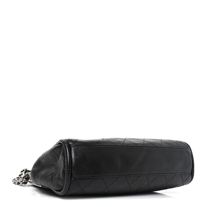 Chanel Lambskin Stitched Medium Ultimate Soft Tote Black 4 of 10