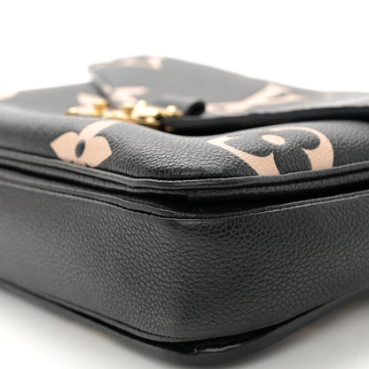 Louis Vuitton Empreinte Monogram Giant Pochette Metis Black Beige 9 of 11