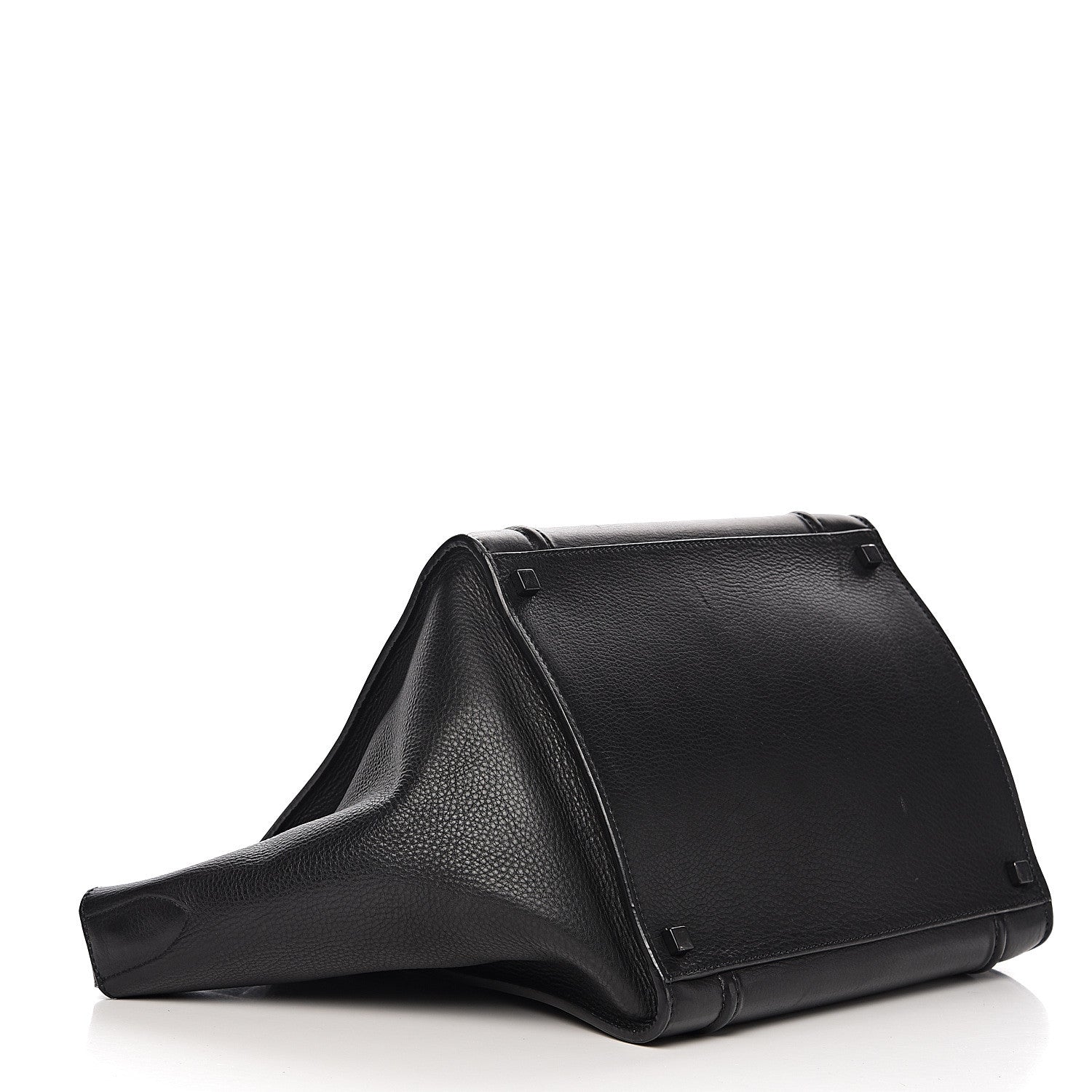 Celine Supple Calfskin Medium Phantom Luggage Black 3 of 10