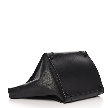 Celine Supple Calfskin Medium Phantom Luggage Black 3 of 10