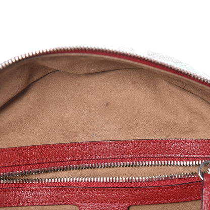 Gucci GG Supreme Monogram Tian Web Small Day Backpack Beige Multicolor Red 8 of 16