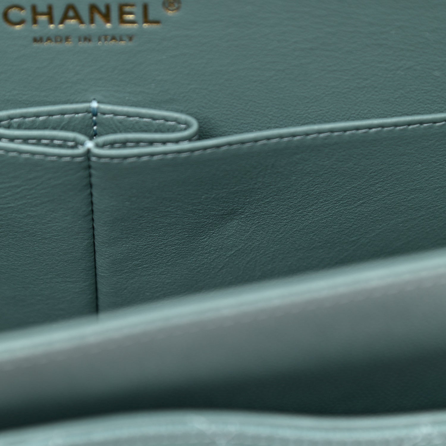 Chanel Iridescent Caviar Quilted Jumbo Double Flap Light Blue 11 of 11