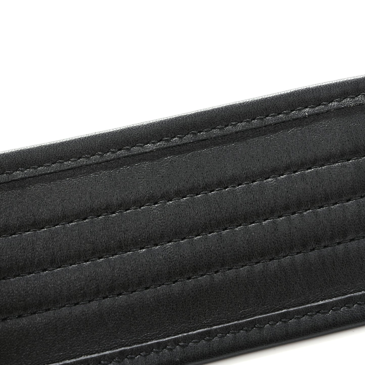 Shiny Nappa Trapuntata Shoulder Strap Black
