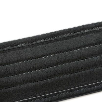 Fendi Shiny Nappa Trapuntata Shoulder Strap Black 4 of 5