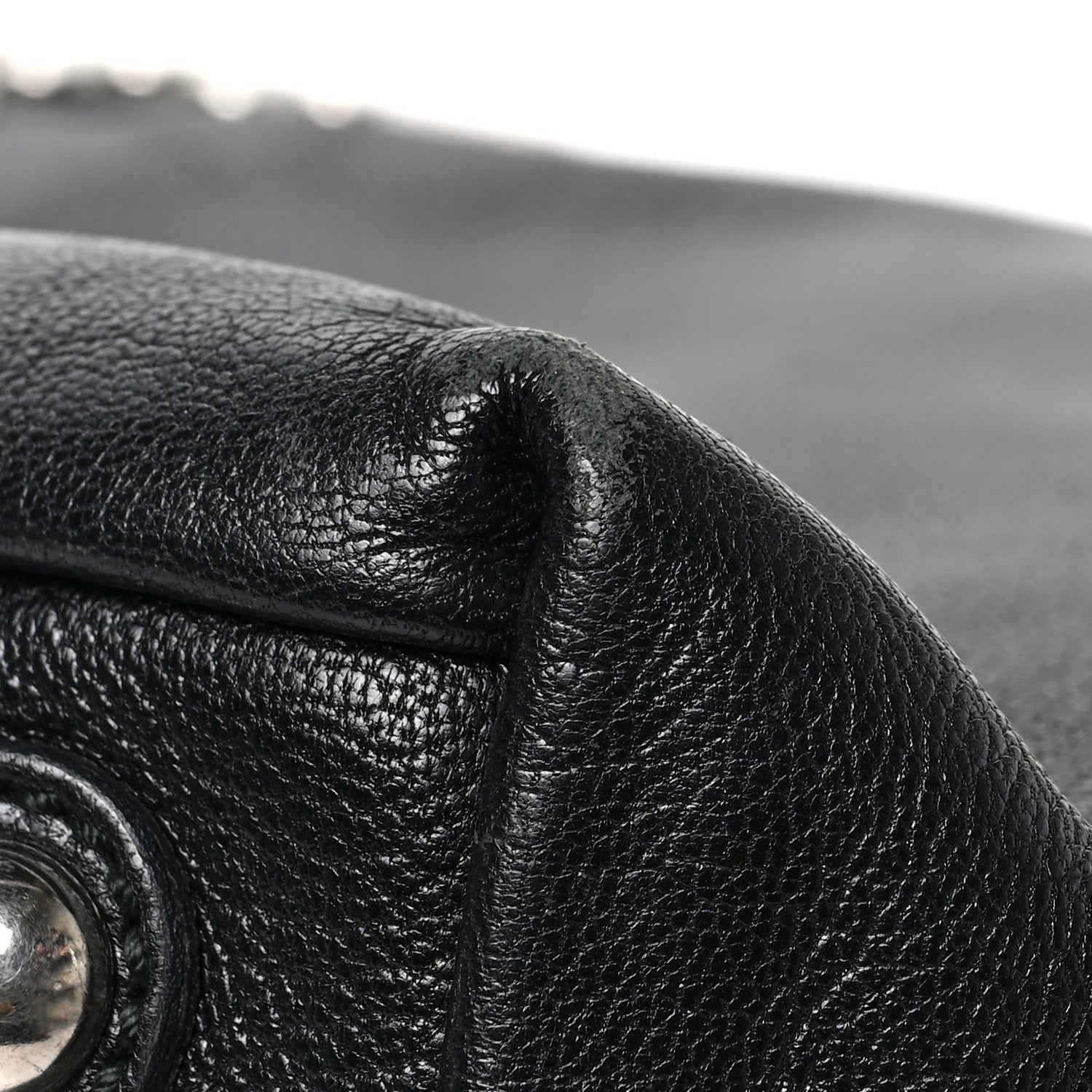 Saint Laurent Calfskin Studded Easy Sac Black 9 of 11