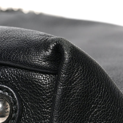 Saint Laurent Calfskin Studded Easy Sac Black 9 of 11
