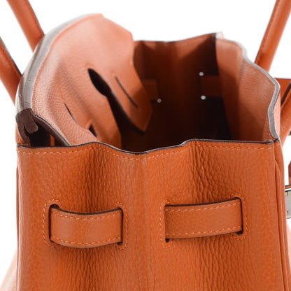 Hermes Taurillon Clemence Birkin 35 Potiron 16 of 21