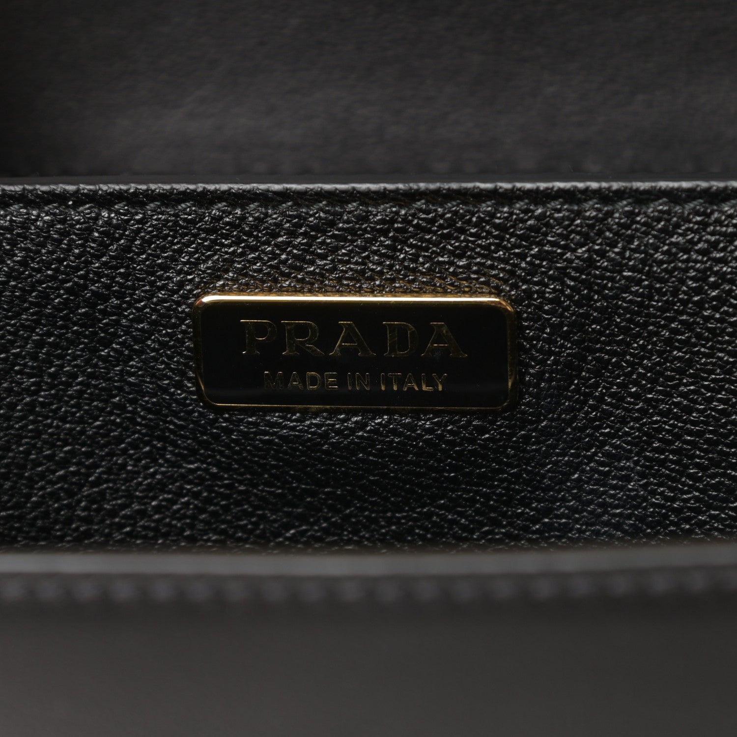 Prada City Calfskin Ostrich Cahier Bag Colbalto Black 6 of 12