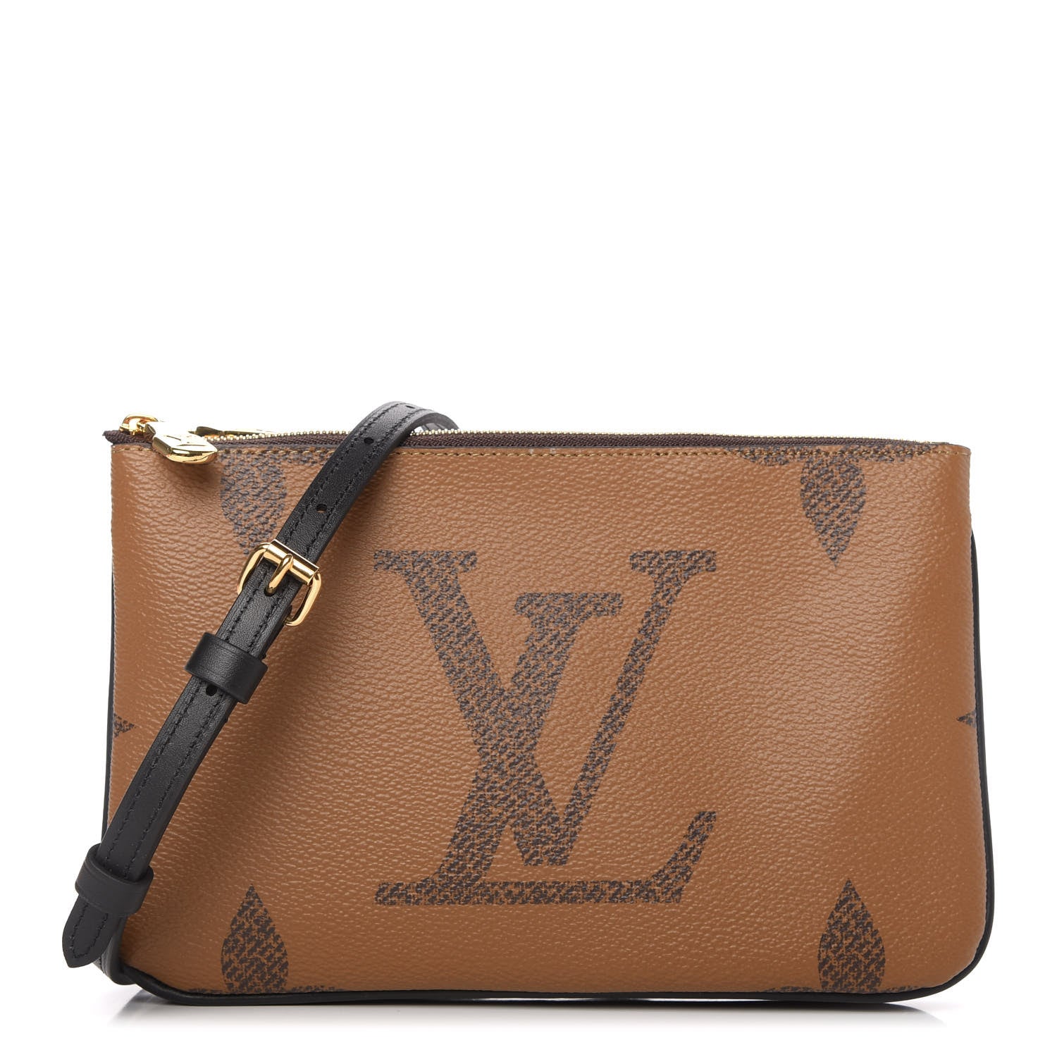 Louis Vuitton Reverse Monogram Giant Double Zip Pochette 1 of 12
