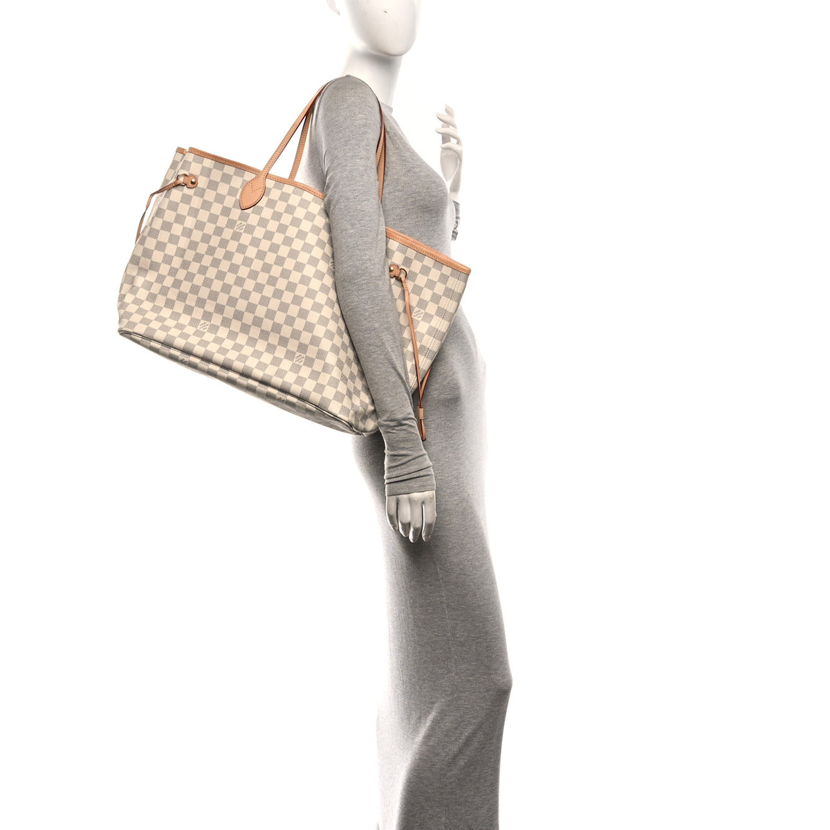 Damier Azur Neo Neverfull GM Rose Ballerine