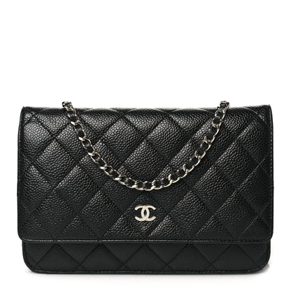 Chanel Caviar Quilted Wallet on Chain WOC Black 1 of 11