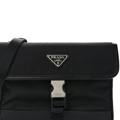 Prada Re-Nylon Saffiano Smartphone Case Crossbody Black 7 of 10