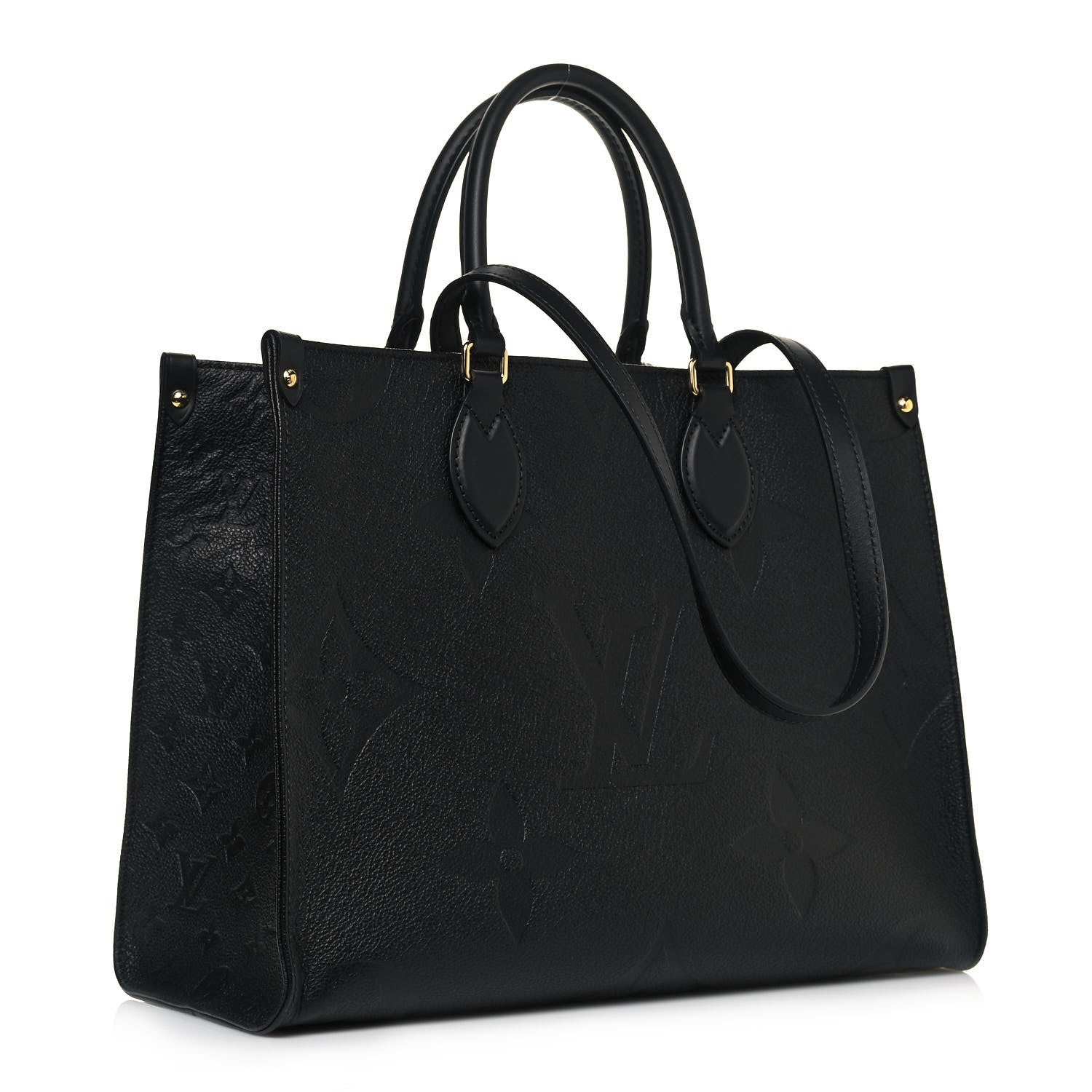 Louis Vuitton Empreinte Monogram Giant Onthego MM Black 3 of 12
