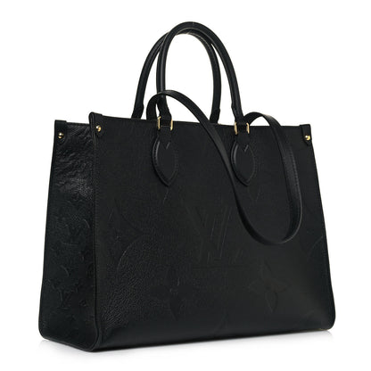 Louis Vuitton Empreinte Monogram Giant Onthego MM Black 3 of 12