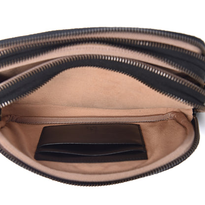 Gucci Calfskin Matelasse Mini GG Marmont Chain Crossbody Bag Black 5 of 15