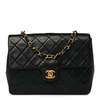 Chanel Lambskin Quilted Mini Square Flap Black 1 of 9