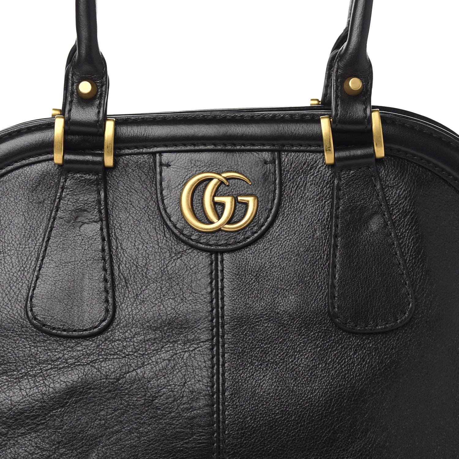 Gucci Calfskin Large Re(Belle) Top Handle Bag Black 5 of 9