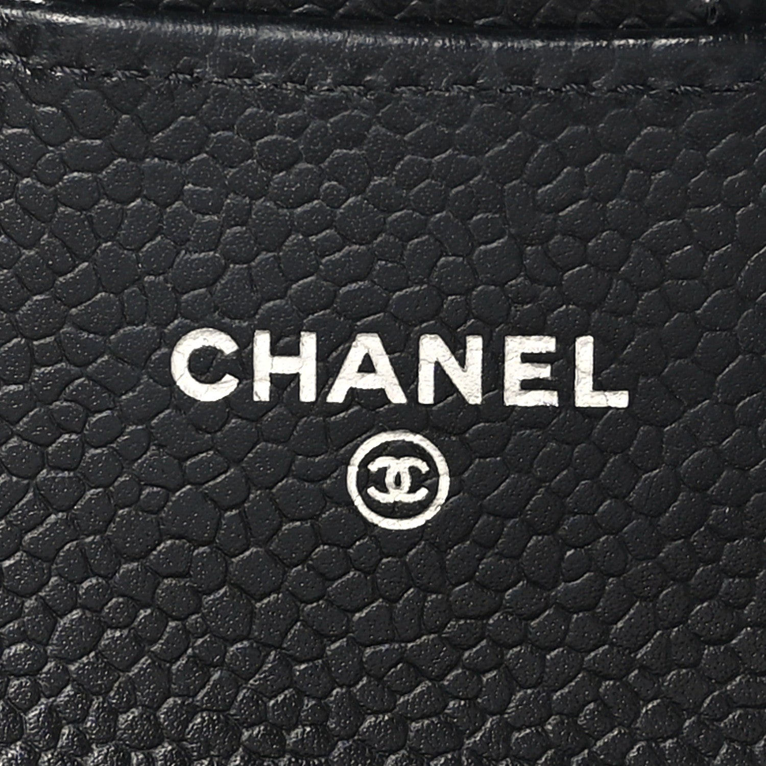 Chanel Caviar Quilted Flap Card Holder Wallet Black 6 of 8