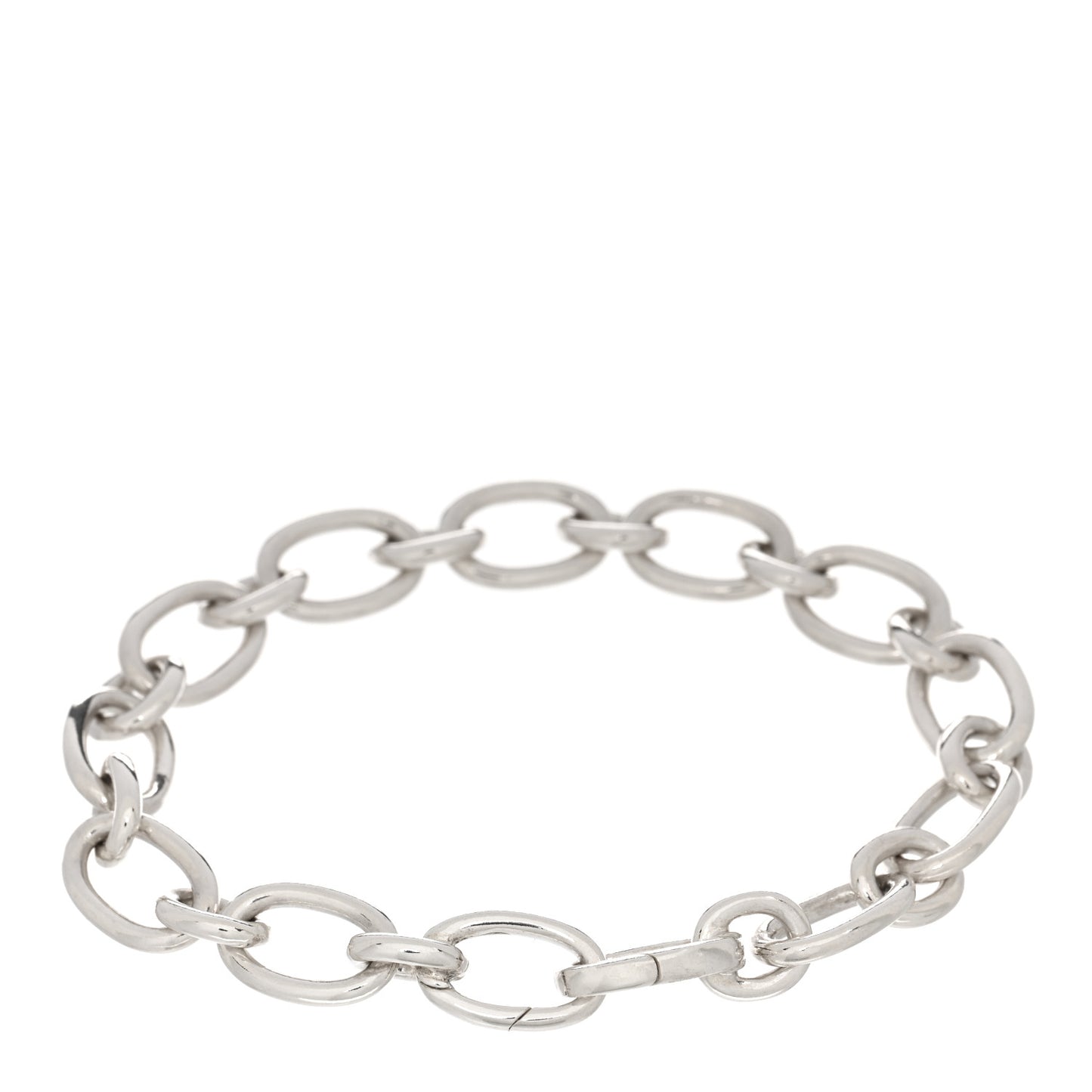 Sterling Silver Oval Link Bracelet