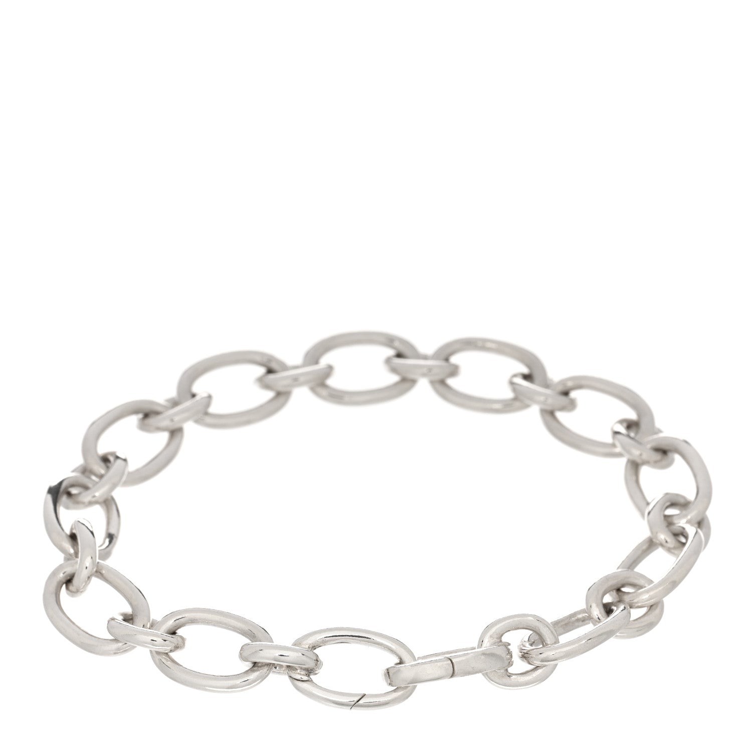 Tiffany Sterling Silver Oval Link Bracelet 2 of 3