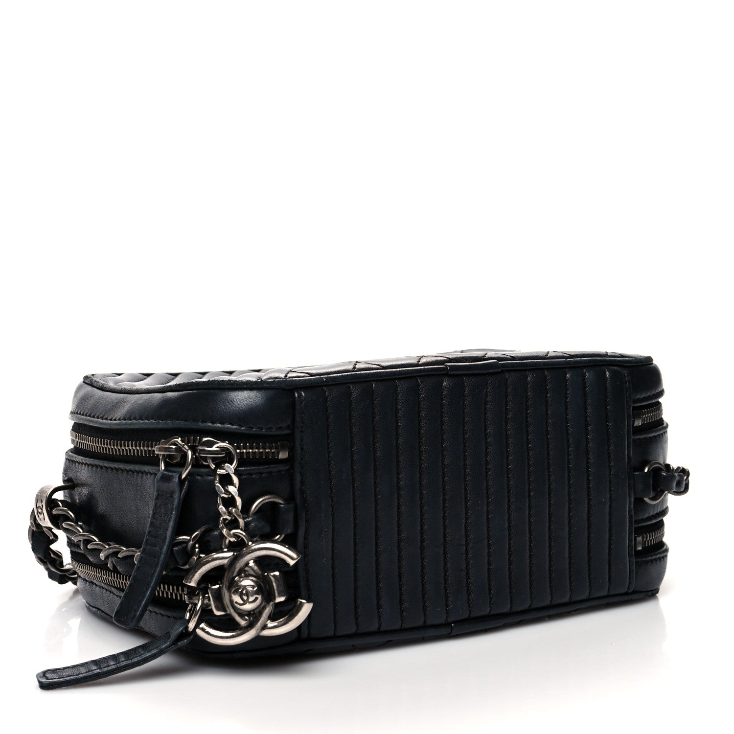 Chanel Lambskin Small Coco Boy Camera Case Black 4 of 16