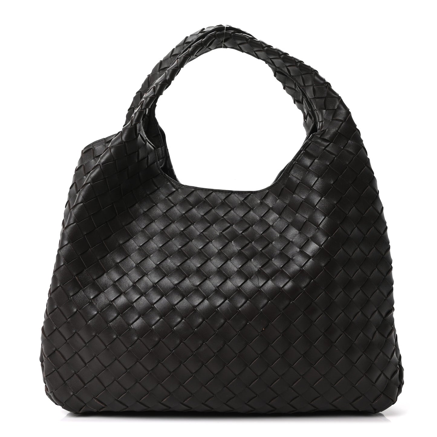 Nappa Intrecciato Large Campana Shoulder Bag Fondant