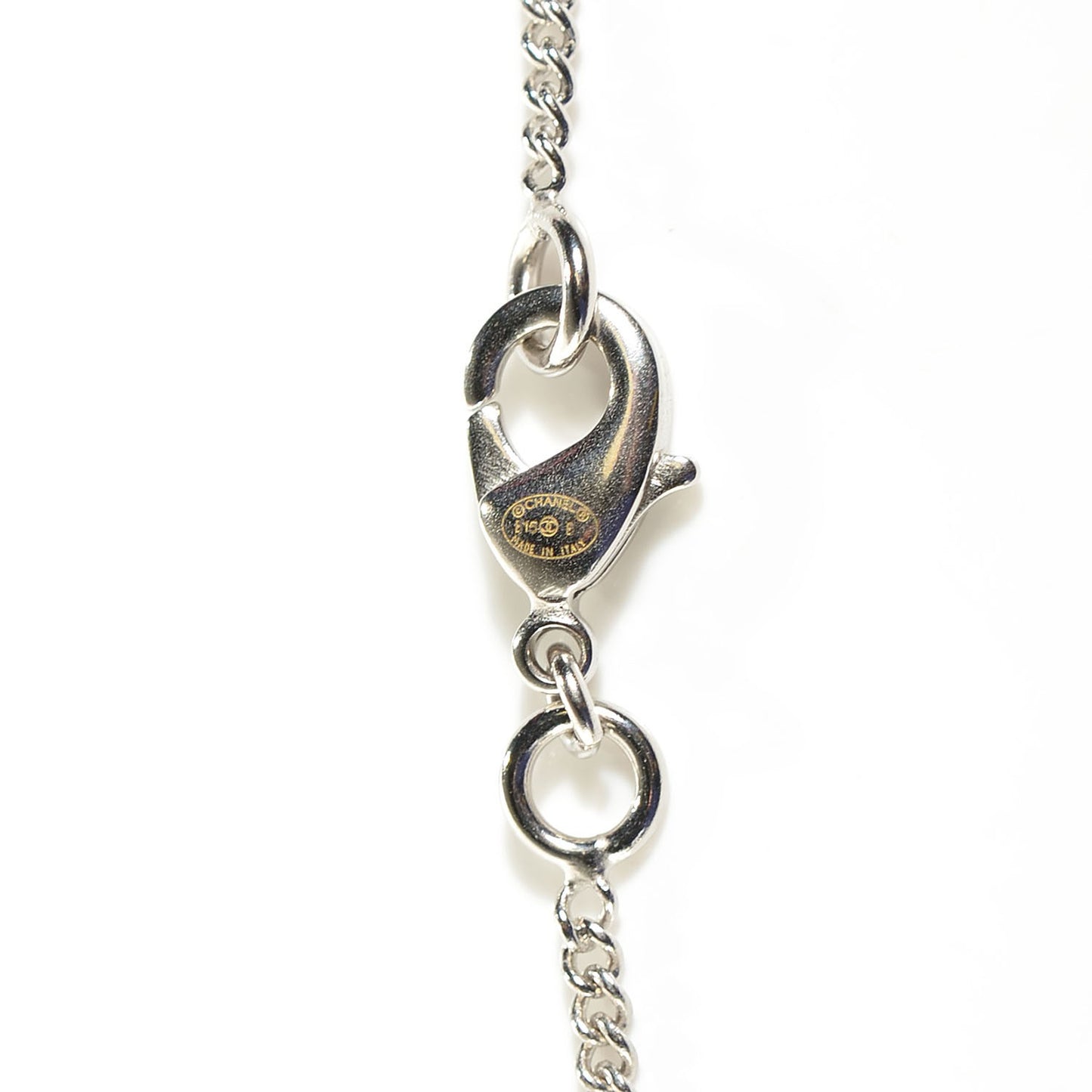 CC Pendant Necklace Silver