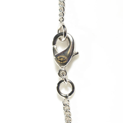 Chanel CC Pendant Necklace Silver 5 of 6