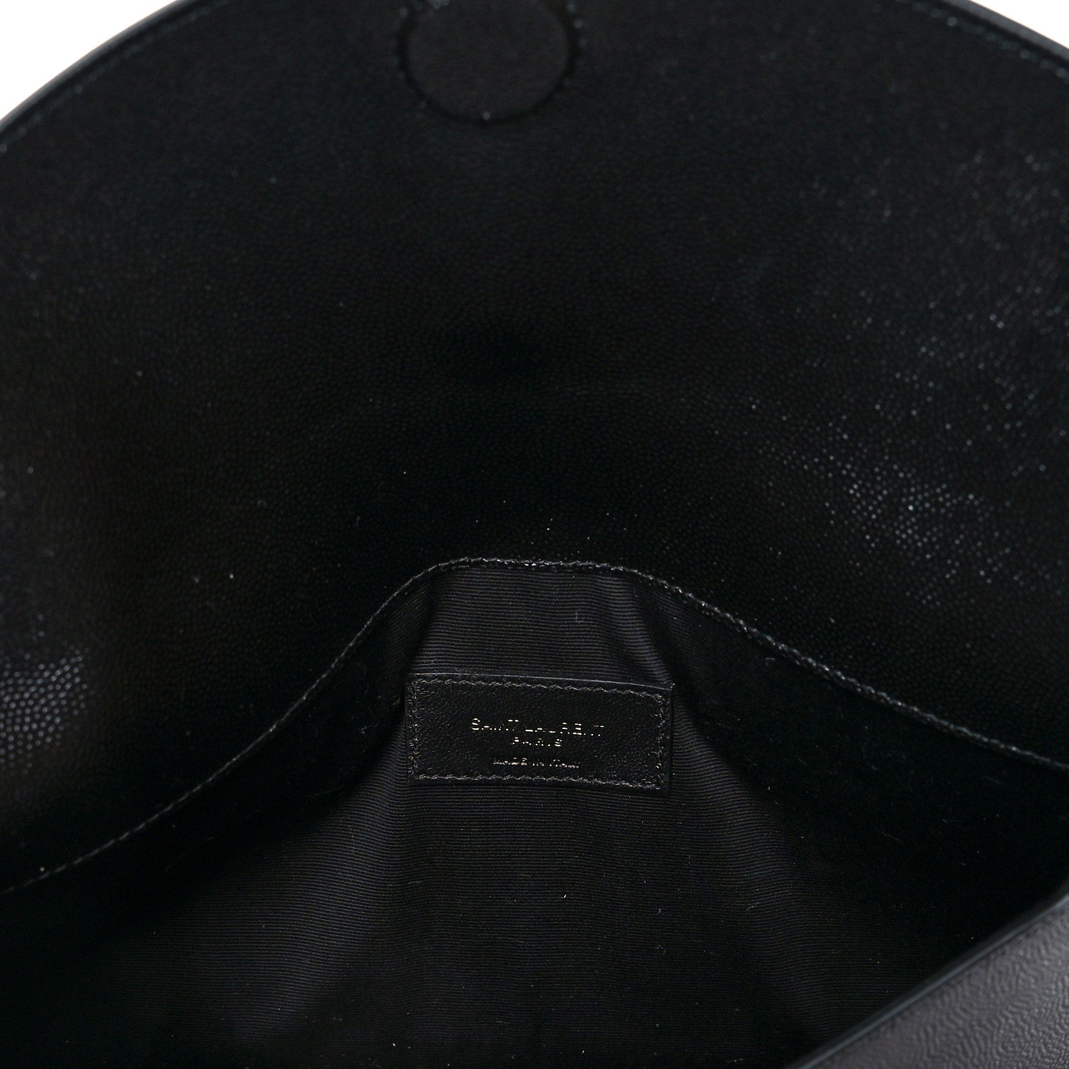 Saint Laurent Grain De Poudre Uptown Pouch Black 5 of 8