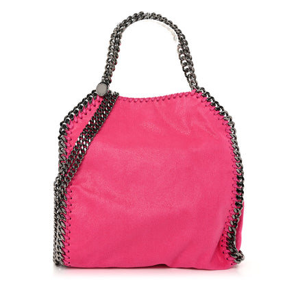 Stella McCartney Shaggy Deer Mini Falabella Fold Over Tote Hot Pink 2 of 9