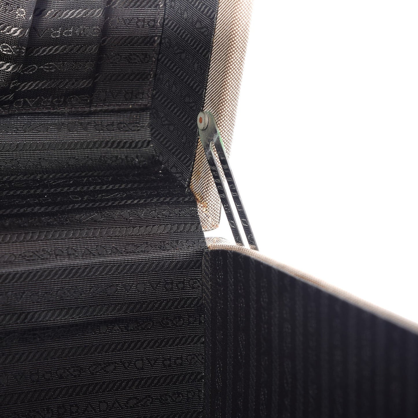Jacquard Logo Crocodile Trim Suitcase Corda Tabacco