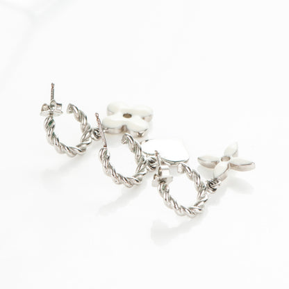 Louis Vuitton Sweet Monogram Earrings White 3 of 4