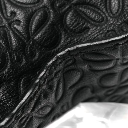 Loewe Calfskin Embossed Repeat T Pouch Black 11 of 11